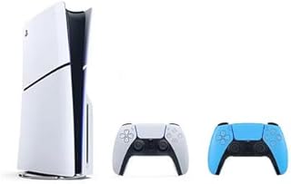 SIE Sony PlayStation 5 Slim Disc with Extra Dualsense Blue Controller - International Version