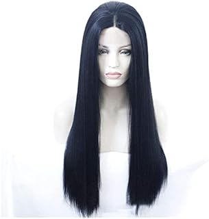 Wigs European and Fashion Long Straight Hair Curly Hair Natural Appearance Heat-Resistant Fiber Synthetic Wig(22 Inches)