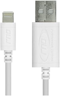 كيبل لايتنينج USB معتمد من ابل بطول 6 اقدام من ار ان دي، متوافق مع ايفون (10/اكس/8/8 بلس/7/7 بلس/6/6 بلس/6 اس/6 اس بلس/5/5 اس/5 سي/اس اي) ايباد (برو/اير/صغير وايبود ومزامنة البيانات والشحن (6 قدم/1.8