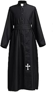 clergy cassock Robe Preacher Cassock Mens Praise Worship Robe