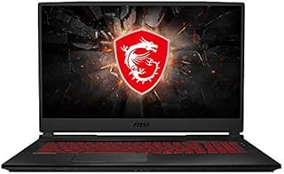 MSI لابتوب العاب GL75 ليوبارد 17.3 انش FHD 144Hz ومعالج انتل الجيل العاشر سداسي النواة i7-10750H وبطاقة نفيديا جيفورس GTX 1660Ti وذاكرة RAM 16GB وSSD 256GB وهارد ديسك 1TB وويندوز 10، اسود