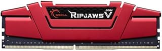 G.سكيل ذاكرة RAM DDR4 سلسلة V 8GB (1x8GB) 2666MT/s CL19-19-19-43 1.20 فولت للكمبيوتر المكتبي UDIMM من ريبجاوس - احمر (F4-2666C19S-8GVR)