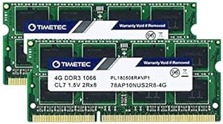 تايم تيك جهاز اي سي من هاينكس متوافق مع مجموعة ابل 8GB (2x4GB) DDR3 PC3-8500 1066MHz ترقية الذاكرة لجهاز اي ماك 20/21.5/24/27 انش، ماك بوك برو 13/15/17 انش، ماك ميني 2009/2011 0