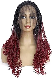 Wigs Europe Two Strands Braided Wig lace Long Wave Cosplay Wig(14 Inches)