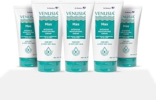 Venusia Max Intensive Moisturizing Cream For Dry Skin To Very Dry Skin, 150 g x Pack of 5