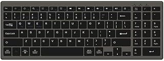 COMP-SA - Bluetooth Keyboard For Microsofts Surface Pro 8 7 6 5 4 Surface Go Book 2 3 Tablet Laptop 2.4G Wireless Mini Keyboard (black)