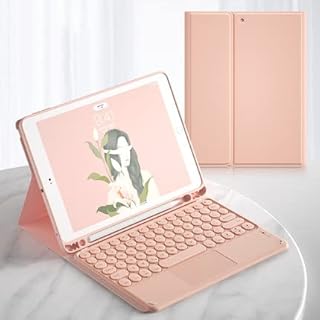 COMP-SA - For Ipads Keyboard Detachable Touch Case with trасkpad for Ipads pro 10.2 Inch 10.5 Inch with Ѕ РЕɴcil Holder (For pro 10.2)