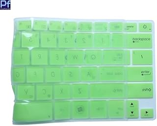 COMP-SA - For ASUSs VivoBook UX21E DH71 DH52 XH7 Q200E Q200E S200E X200CA X200MA K200MA X202E 11.6 inch Keyboard Cover Protector Skin (green)