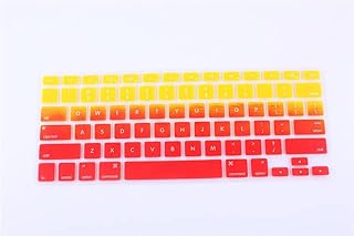 COMP-SA - For Apples Macbooks Pro 13 15 17 Air 13 Retina 13 Silicone Gradient Rainbows US Keyboard Cover Keypad Skin Protector Film (6)