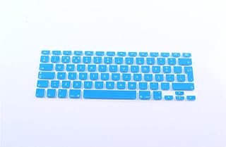 COMP-SA - Portugal Euro Version layout Silicone UK/EU Keyboard Protector Cover Stickers Skin For Macbooks Air 13 Pro 13 15 17 Retina (sky blue)