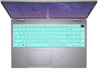 COMP-SA - Keyboard Cover protector for 2021 2022 DELLs Precision 7000 7550 7560 7760 7750 15.6" 17.3" silicone (whiteblue)