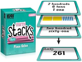 التعليم القائم على الذكاء الاصطناعي Math Stacks Place Value Game: الصفوف 1-2