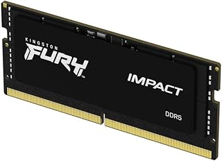 كينجستون فيوري امباكت 16GB 6000MT/s CL38 DDR5 SODIMM | انتل اكس ام بي 3.0 | التوصيل والتشغيل | ذاكرة لابتوب | وحدة واحدة | KF560S38IB-16