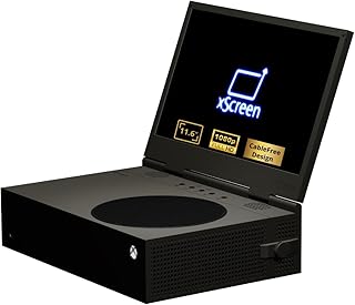 شاشة اكس سكرين للالعاب من ابسبيك - مصممة لجهاز Xbox Series S - اسود كربوني - شاشة محمولة 11.6 1080P FHD 60Hz IPS - تصميم فريد بدون كيبل