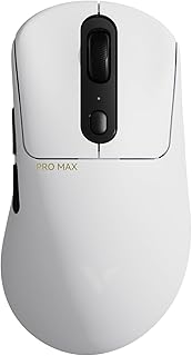 رابو ماوس العاب لاسلكي VT3PRO MAX - 30000 نقطة في البوصة المستقلة X/Y واستطلاع 8KHz، ماوس العاب ضوئي ممتاز PAW 3950 للكمبيوتر واللاب توب، 1+8 ازرار قابلة للبرمجة، خفيف الوزن 59 غرام، عمر بطارية 200