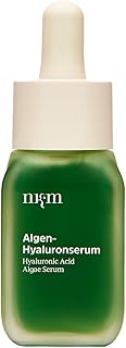 nkm Naturkosmetik München Algae Hyaluronic Serum - 30 ml - Face Serum with Hyaluronic - Moisturises - Vegan - For All Skin Types - Dermatologically Tested