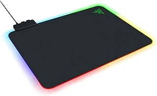 ريزر قاعدة ماوس العاب صلبة V2 RGB من فايرفلاي : اضاءة كروما قابلة للتخصيص، ادارة مدمجة للكابلات، تحكم متوازنين وسرعة، قاعدة مطاطية غير قابلة للانزلاق، أسود