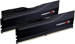 G.سكيل ذاكرة كمبيوتر مكتبي ترايدنت سلسلة Z5 (انتل XMP 3.0) DDR5 RAM 32GB (2x16GB) 6400MT/s CL32-39-39-102 1.40 فولت UDIMM - اسود غير لامع (F5-6400J3239G16GA2-TZ5K)، من جي سكيل، ترايدنت زد 5