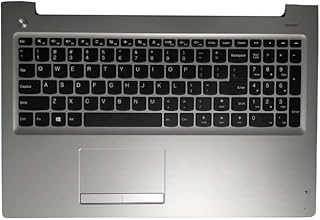 COMP-SA - New For LENOVOs ideapad 510-15 510-15ISK 510-15IKB 310-15 310-15ISK 310-15ABR US Keyboard Palmrest Upper Cover/Bottom Base Case (Silver US C Cover)