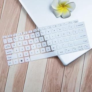 COMP-SA - Silicone Keyboard cover Protector Laptop For ACERs Swift 3 14 SF314-512 2022 OLED SF314-71 (not fit ACERs Swift 3 2021-2018) (White)