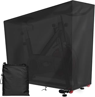 Waterproof Indoor / Outdoor Bicycle Cover - French Brand - Durable Black Cover for Outdoor Table and Storage (+ Case)