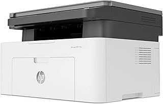 الطابعة متعددة المهام HP Laser MFP 135w للطباعة والنسخ والمسح الضوئي سرعة طباعة تصل إلي 20 صفحة في الدقيقة اللون: أبيض 4ZB83A من اتش بي أحادي اللون الليزر