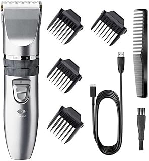 Hair Clippers Professional Rechargeable Cordless Men Electric Hair Clipper Beard Trimmer Adjustable Haircut Machine USB Powerful Hair Trimmer