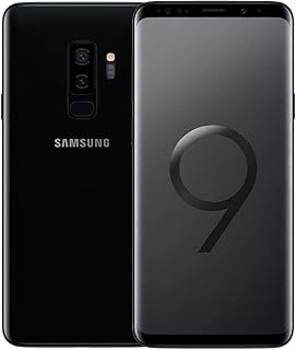 هاتف جلاكسي S9+ سامسونج جالاكسي S9 بلس 64 جيجا Sm G965F 4G الذكي (أسود ليل)، بشريحتين