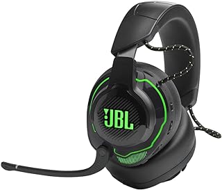 JBL سماعة راس لاسلكية للالعاب من كوانتوم 910X لاجهزة Xbox (اسود)، اسود/اخضر