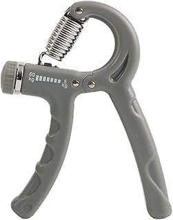 Hot Body Hand Grip Strengthener 5-60 كجم من الصالة الرياضية اللياقة البدنية قبضة اليد للرجال قابلة للتعديل من أجل تمارين رياضية محاصرة لضغط اليد (لون رمادي)