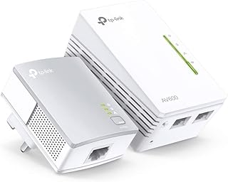 موسع شبكة WiFi باور لاين TL-WPA4220KIT 300Mbps AV500 من تي بي لينك