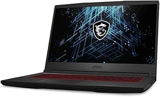 MSI لابتوب العاب GF65 رفيع 10UE 2021: شاشة IPS 15.6 انش 144 هرتز، انتل الجيل العاشر i5-10500H، انفيديا جيفورس RTX3060، 512GB SSD، ذاكرة 8GB، اسود