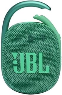 JBL مكبر صوت بلوتوث لاسلكي كليب 4 ايكو مقاوم للماء مع عمر بطارية يصل الى 10 ساعات، اخضر