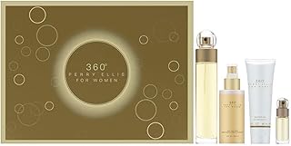 مجموعة عطر او دي تواليت 360 للنساء 100 مل + بخاخ ميست بي 118 مل + جل استحمام 90 مل + 7.5 مل من بيري اليس