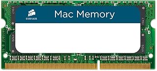 كورسير ذاكرة ماك سوديم 8GB (1x8GB) DDR3 1333MHz CL9 لانظمة ماك، معتمدة من ابل - اسود