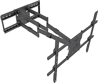 ماونت ات حامل تلفزيون يثبت على الحائط بحركة كاملة مع اذرع تمديد طويلة 39 بوصة - سعة 270 باوند، حامل تلفزيون بذراع مزدوج شديد التحمل | مقاس كبير 800 × 600 ملم فيسا يحمل تلفزيونات من 65 إلى 110 بوصة |