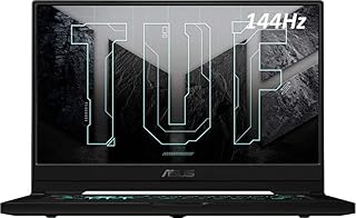 لابتوب اسوس TUF داش ، 15.6 انش 144 هرتز FHD اي بي اس كور i7 , 11370H الجيل 11 4.08 جبهرتز جيفورس RTX 3060 واي فاي 6 ثاندربولت 4 اضاءة خلفية ويندوز 10 رام 16 جب PCIe SSD 512 انتل