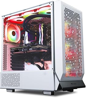 كمبيوتر العاب اوميجا من سكاي تيك ، رايزن 7 7800X3D 4.2 GHz RTX 4070 سوبر ذاكرة مستديمة 1TB الجيل الرابع 32GB DDR5 RAM RGB وحدة امداد طاقة ذهبية 750 واط واي فاي ويندوز 11 هوم من جيمينج