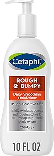 مرطب CETAPHIL المنعم اليومي للبشرة الخشنة والمتعرجة 10 أونصة سائلة والحساسة كريم اليوريا يرطب ويقشر لتنعيم البشرة خالٍ من العطور ينصح به طبيب الجلدية سيتافيل