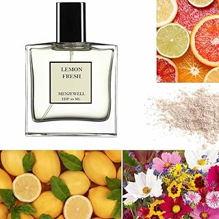 Menjewell Luxury LEMON FRESH Unisex Eau De Parfum Perfume with Floral,Citrus,Powdery and Lemon|Premium,Long Lasting fresh and floral fragrance for Men and Women,50ml