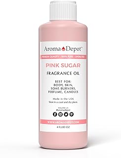 Aroma Depot Pink Sugar 4 oz. Perfume I Skin Oil I Our Interpretation, Premium Quality I Uncut I Fragrance Oil I Scented Oil I Add Aroma to your DIY Projects I Skin Safe