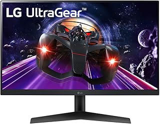 شاشة العاب LG 24GN60R-B 24 بوصة الترا جير FHD IPS 1 مللي ثانية144 Hz HDR، من ال جي، أسود