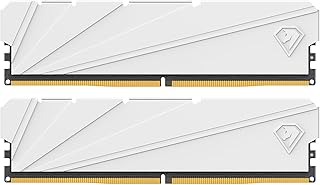 نيتاك مجموعة DDR4 DRAM 32GB 16GBx2 C16 3200MHz XMP 2.0 مزدوجة القناة RAM (PC4-25600) 1.35 فولت 288 دبوس، مشتت حراري الومنيوم مطور مثالي لترقية كمبيوتر الالعاب - شادو اس