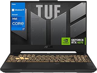 اسس لابتوب العاب تي يو اف F15 انفيديا جيفورس RTX 4070 انتل كور i7 13620H 16GB DDR5 1TB SSD 15.6 انش ويندوز 11 هوم كيبورد انجليزي