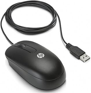 HP ماوس ضوئي اصلي بمنفذ USB بزرين P/N: 672652-001