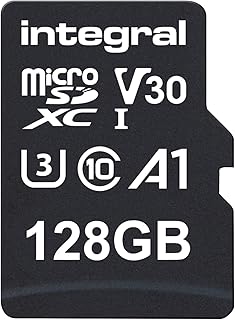 بطاقة ذاكرة Micro SD سعة 128GB لكاميرا نيكست بيس داش 122، 222، 322GW، 422GW، 522GW، 622GW فئة 10 UHS-1 U3 + قطعة قماش تنظيف ديجي