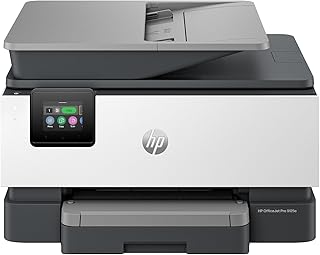 HP طابعة اوفيس جيت برو 9125e الكل في واحد ملونة للاعمال الصغيرة والمتوسطة طباعة نسخ مسح ضوئي فاكس حبر فوري مؤهل يتضمن 3 اشهر شاشة تعمل باللمس؛ ذكي متقدم؛ من اتش بي حقن للحبر