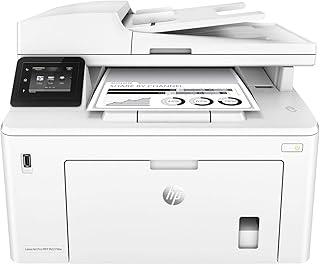 HP طابعة ليزر جيت برو MFP M227fdw للطباعة والنسخ والمسح الضوئي والفاكس - ابق خطوة للأمام - G3Q75A، من اتش بي