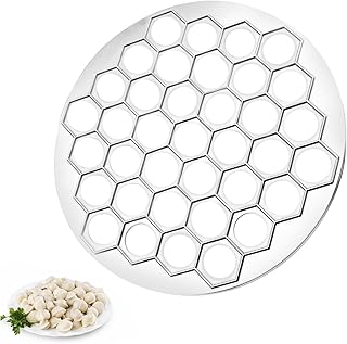 37 Holes Pelmeni Ravioli Maker Mould, Pelmeni Maker Aluminum Alloy Machine, Dumpling Press Machine, Dumpling Maker Mould Shapes Tools for DIY Kitchen Cooking