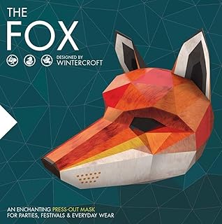 The Fox - Designed by Wintercroft: An Enchanting Press-Out Mask for Parties, Festivals & Everyday Wear